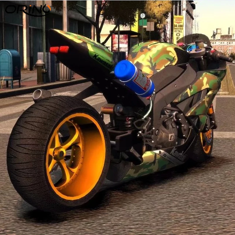 Black Green Camouflage Vinyl Film Sticker-8