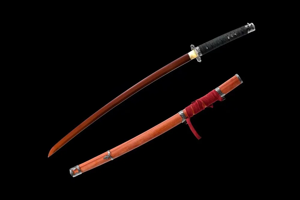 SEKIRO: Shadows Die Twice Wolf Cosplay Replica Sword mortal blade Japanese Game Katana Red High manganese Steel