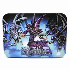 Yugioh 66 piezas de tarjetas Диос egipcio juguetes para niño Yu-Gi-Oh! Легендарный Juego de tarjetas коробка de Metal