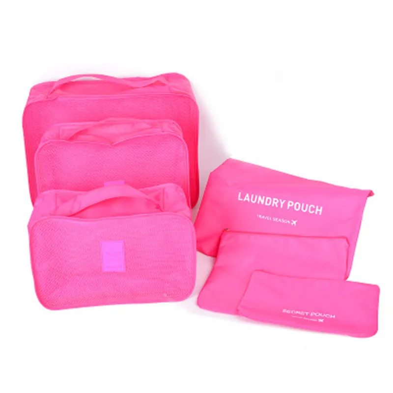 6Pcs/Set Travel Storage Bag High Capacity Clothes Tidy Pouch Luggage