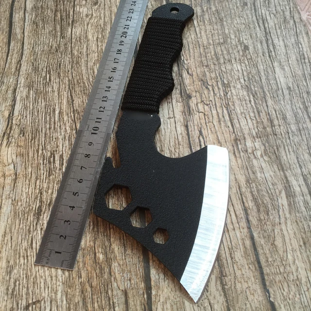 315g Ultralight Portable Camping Axe 3Cr13Mov Blade 55 HRC Black Woodworking Repair Tools Ax Hex Wrench Hunting Tomahawk Machete