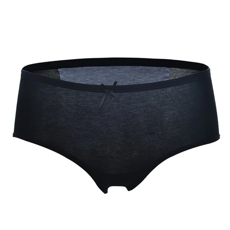 

Sexy Lingerie Briefs Plus Size Solid Color Menstrual Period Ladies Seamless Physiological Leakproof Women Underwear