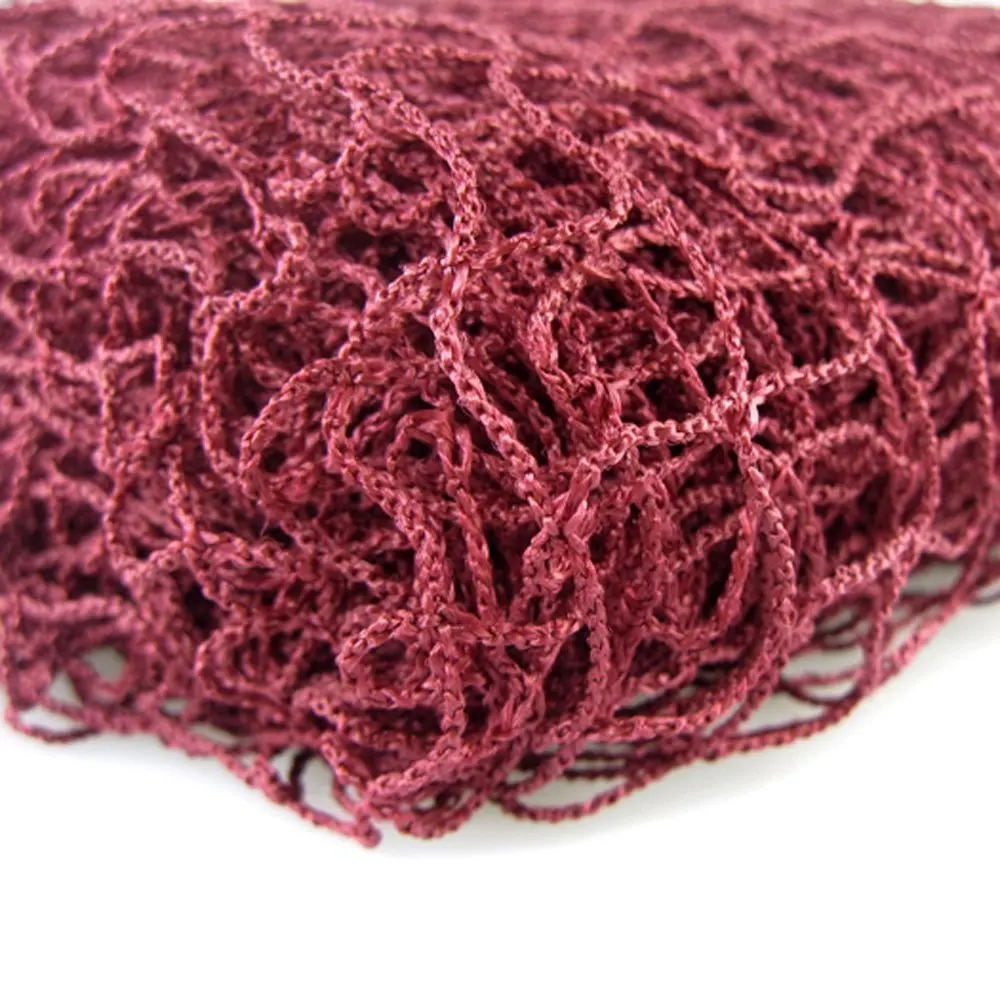 القياسية المهنية التدريب مربع شبكة مزين شبكة كرة الريشة الأحمر الداكن