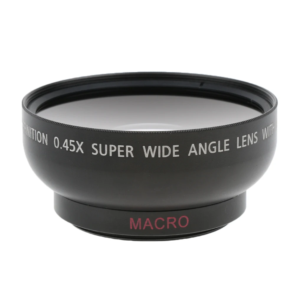 43 мм 0.45x Широкоугольный объектив с макро для Canon Nikon Sony Pentax 52 резьба DSLR