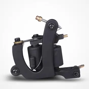 

Tattoo Machine Wrap Coils Tattoo Gun Professional Shader Black Frame Tattoo Gun For Body Artist