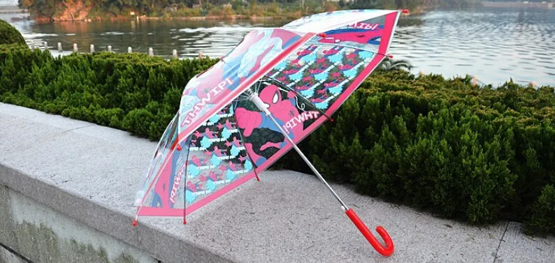 Лето, зонтик Винни-Пуха, детская прозрачная коробка, детский зонтик, прозрачный