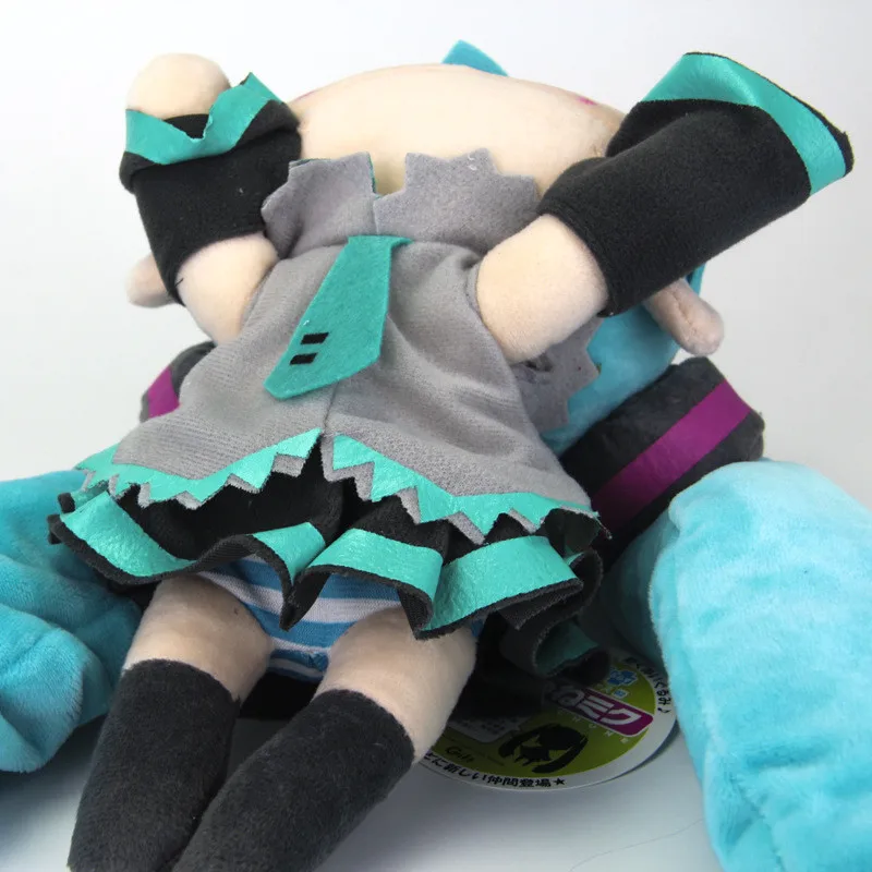 Hatsune Miku Plush Dolls 2019 Smiling Lying Vocaloid Miku Peluche Toys Japan Anime Kids Friends Cosplay Toy Gift 25cm (1)
