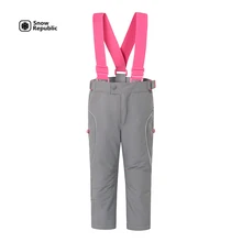 Для девочек лыжные брюки зимние штаны для мальчиков теплые брюки