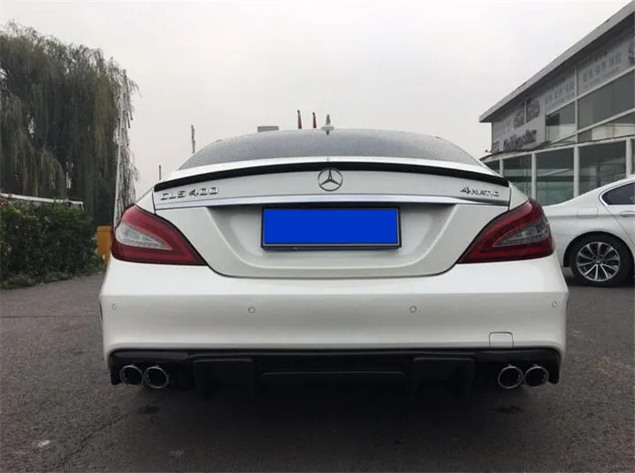 Для Benz W218 надрезаемая подкладка, abs Материал заднего крыла первоклассника спойлер для Benz W218 CLS300 CLS350 CLS63 спойлер 2012