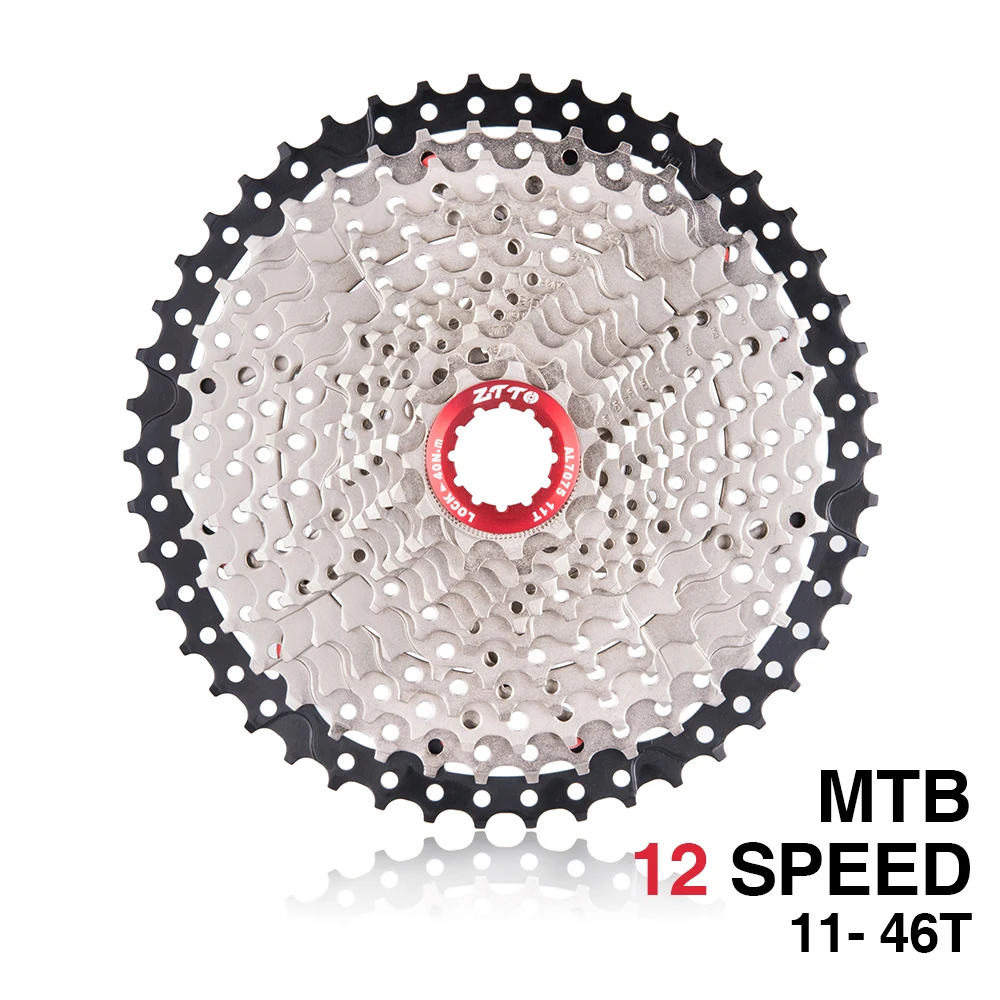

12 Speed 11-46T MTB Wide Ratio Freewheel Cassette 12s Mountain Bike Bicycle Parts Compatible for Eagle XX1 XO1 X1 GX