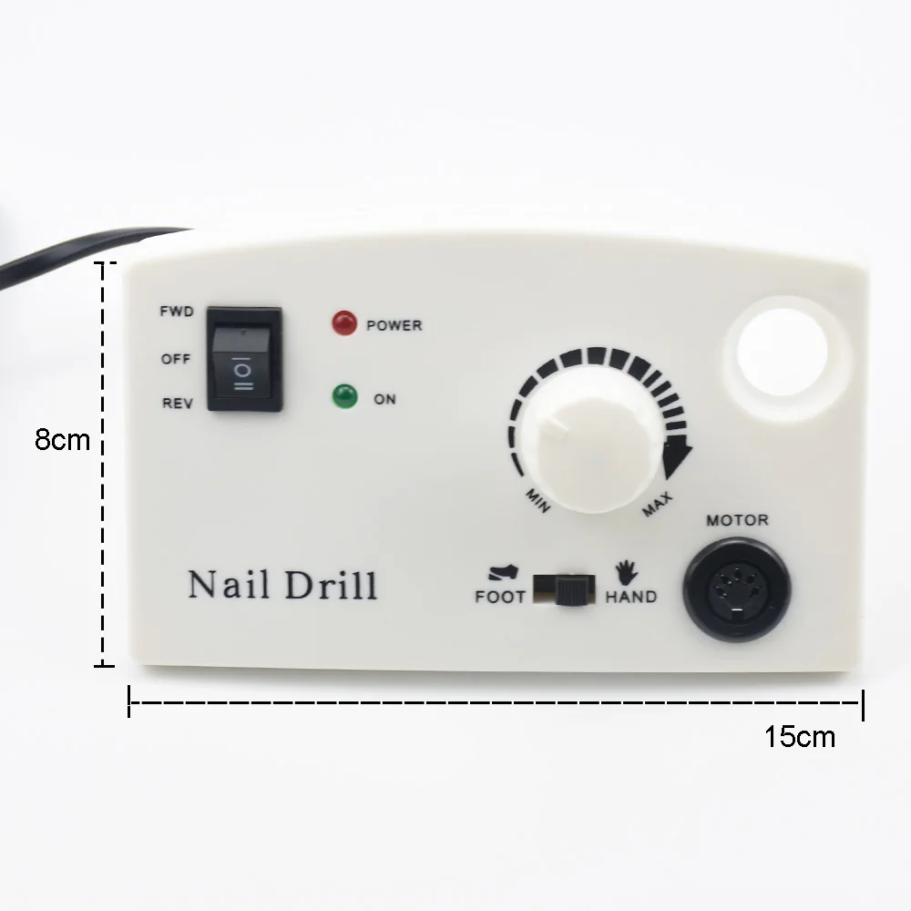 35000 об/мин, Профессиональный аппарат для маникюра, педикюра, набор, электрическая пилка с ФРЕЗОЙ, дрель для ногтей, инструмент для полировки