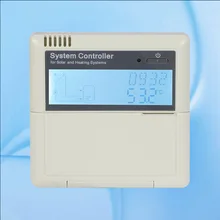 Контроллер солнечного водонагревателя SR81Q обновленная версия SR868C8Q с измерением тепловой энергии. Контроль скорости насоса