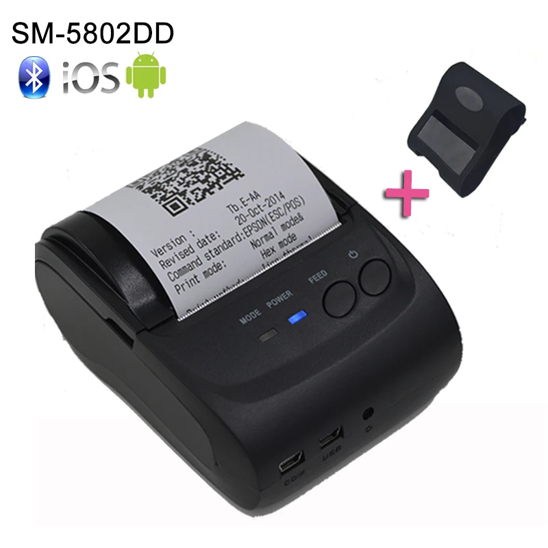58 Mm Portabel Bluetooth Printer Adroid 