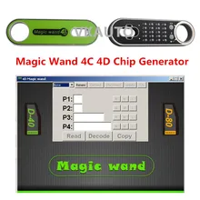 Magic Wand 4C 4D Transponder Chip Generator Clone 4D63 4D83 Chip Free Shipping