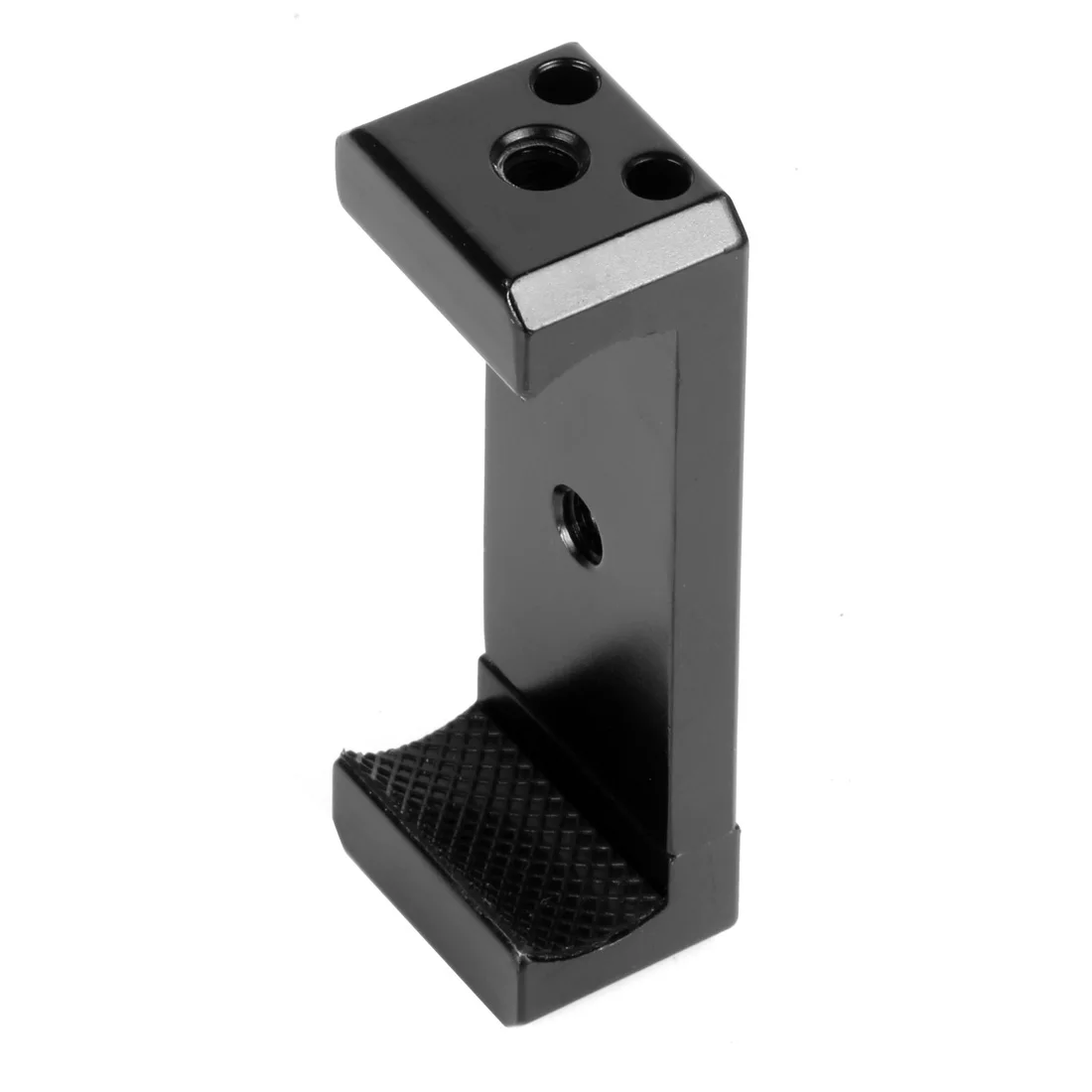 XT-XINTE Aluminum Alloy Mobile Phone Tripod Mount Clamp Holder Clip with Hot Shoe Handle Rig for iPhone Huawei Vlog Fill Video Recording