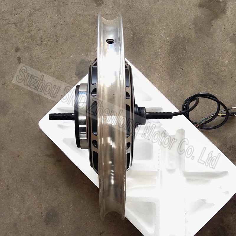 Flash Deal Customized 18 inch e-scooter motor 48V 1000watt /high speed brushless DC bike motor diy parts G-M051 2