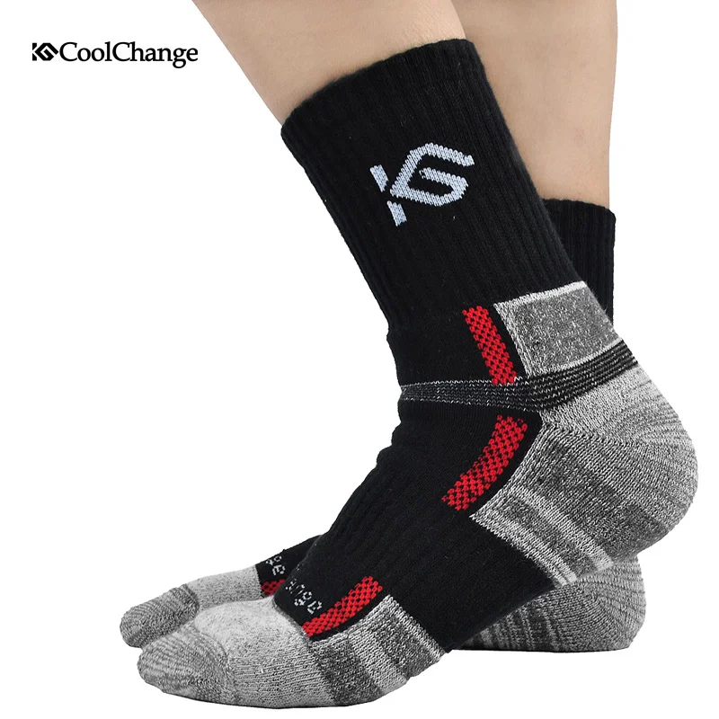 

CoolChange Autumn and Winter Outdoor Sports Socks Mens Coolmax Cycling Socks Men's Socks Free Shipping