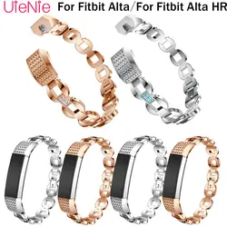 Для Fitbit Alta Смарт-часы frontier/классический инкрустационный Алмазный сменный ремешок для Fitbit Alta HR браслеты браслет