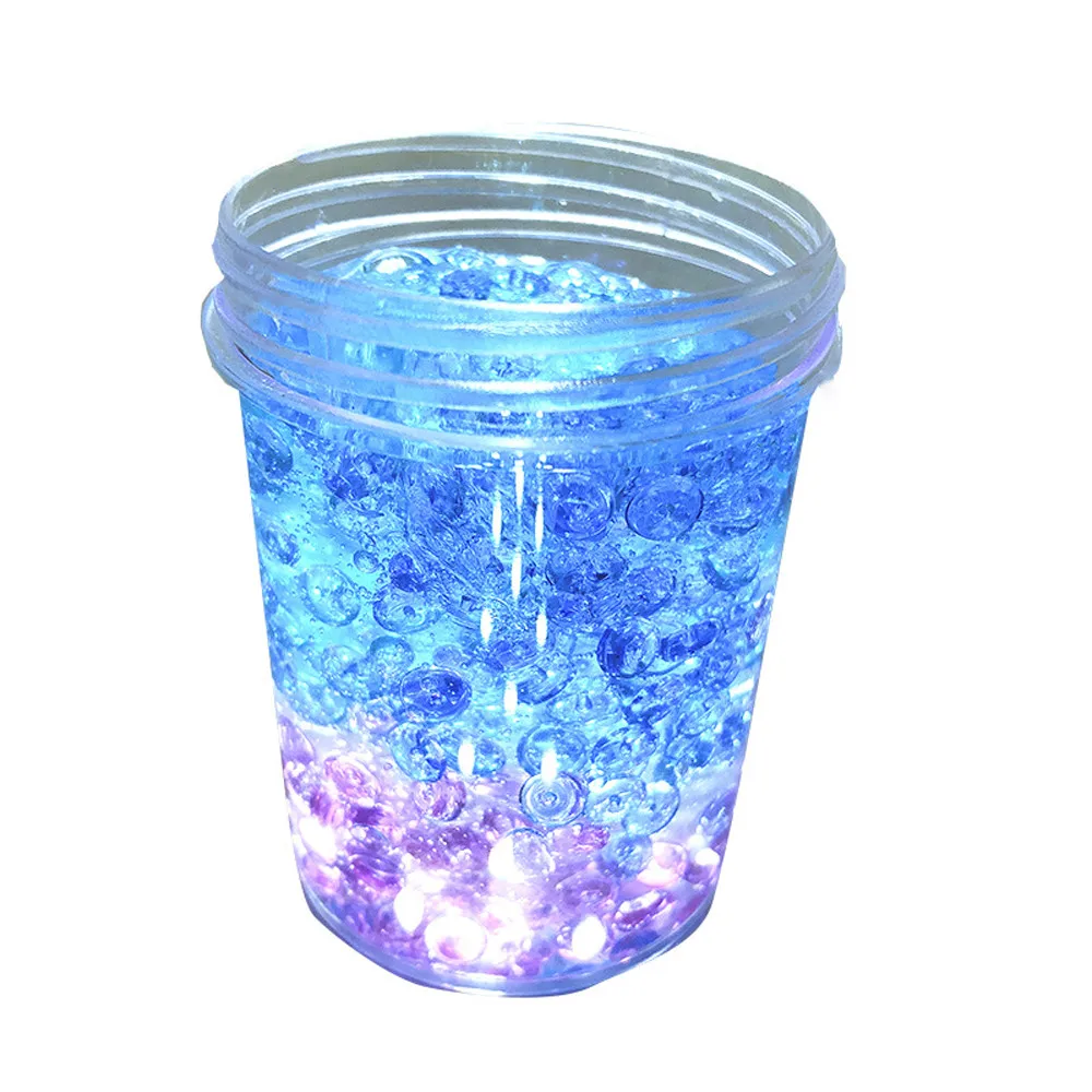 Сожмите мягкая Красивая Цвет смешивания облако Slime мягкими Шпатлёвки