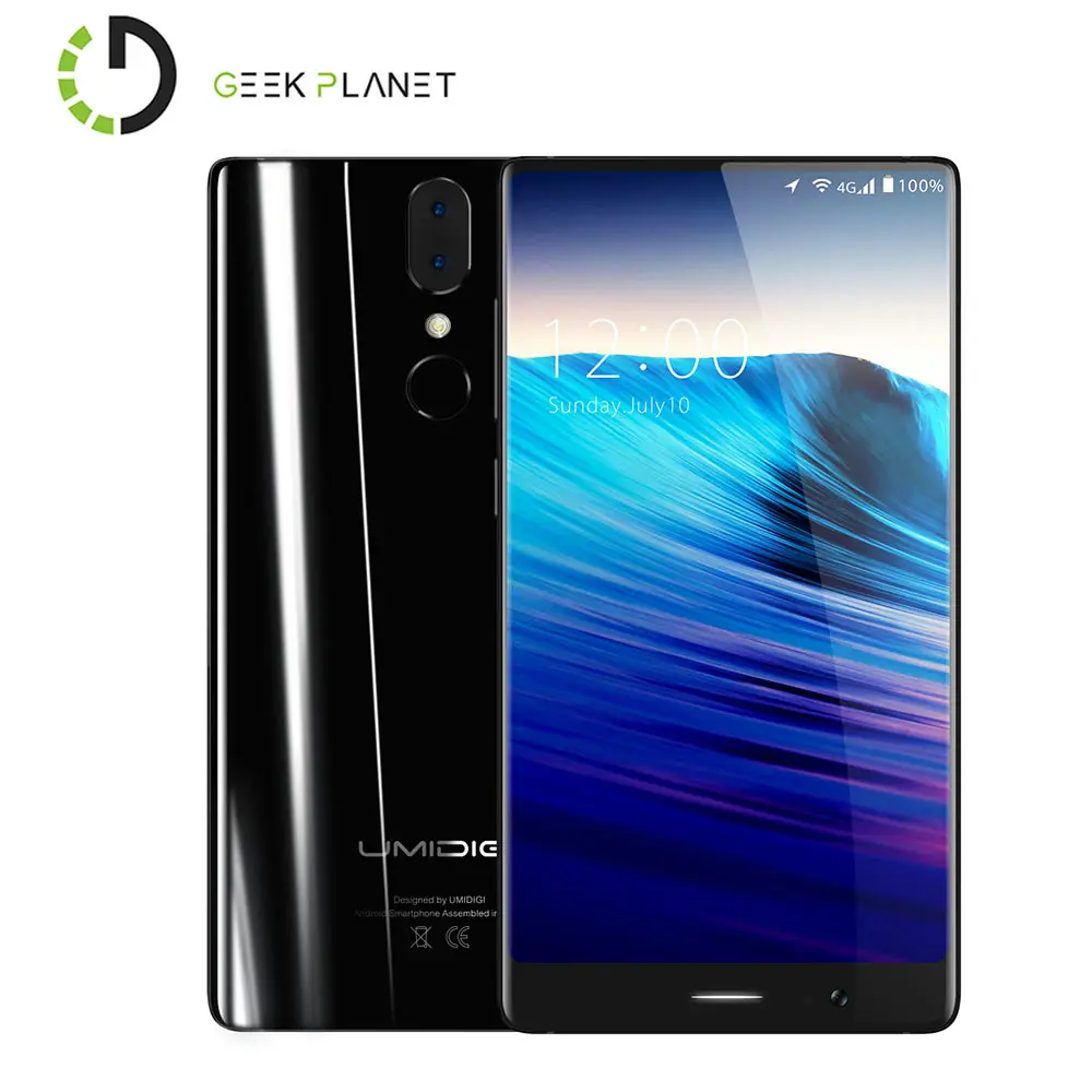 5 дюймов 2.5D umidigi кристалл без полей Smartpone МТК 2 г + 16 ГБ/4G 6 4G B Встроенная память