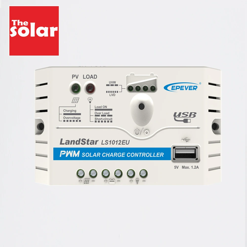 

Landstar LS0512EU LS1210EU LS1024EU LS2024EU LS3024EU 5A 10A 20A 30A Solar Charge Controller Epsolar charger Regulators 5V USB