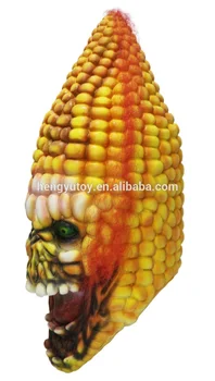 

Evil Corn Adult Latex Mask Maze Halloween Accessory Zombie Cob Scarecrow Scarer
