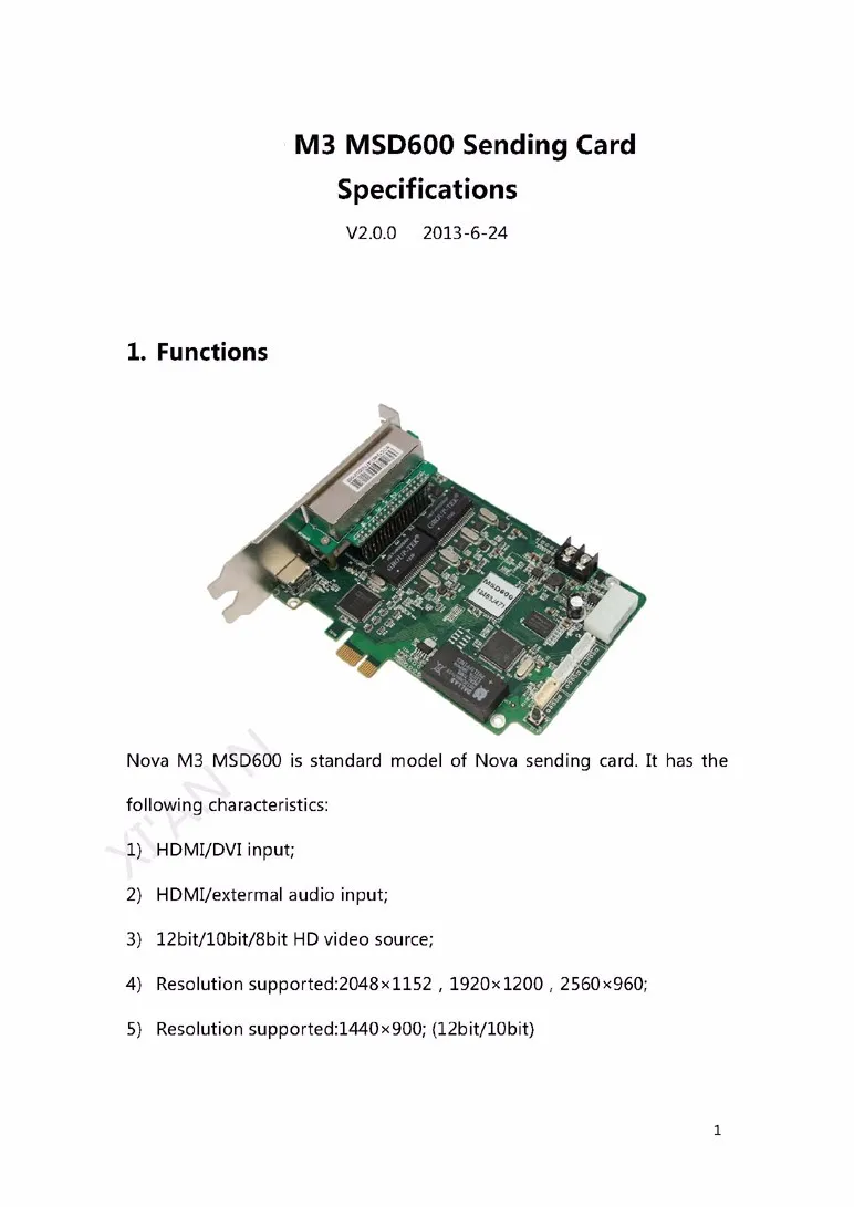 1 MSD600