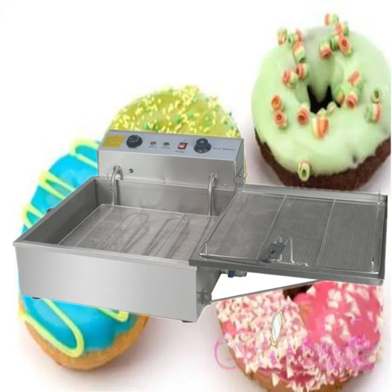 2017 stainless steel donut fryer ,25L automatic electric fryer,220V