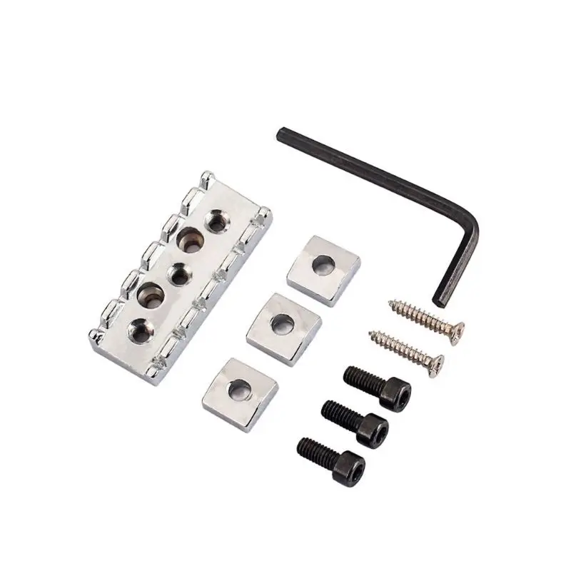 

Guitar Nut String Lock Metal Silver and Wrench For FR 6 string