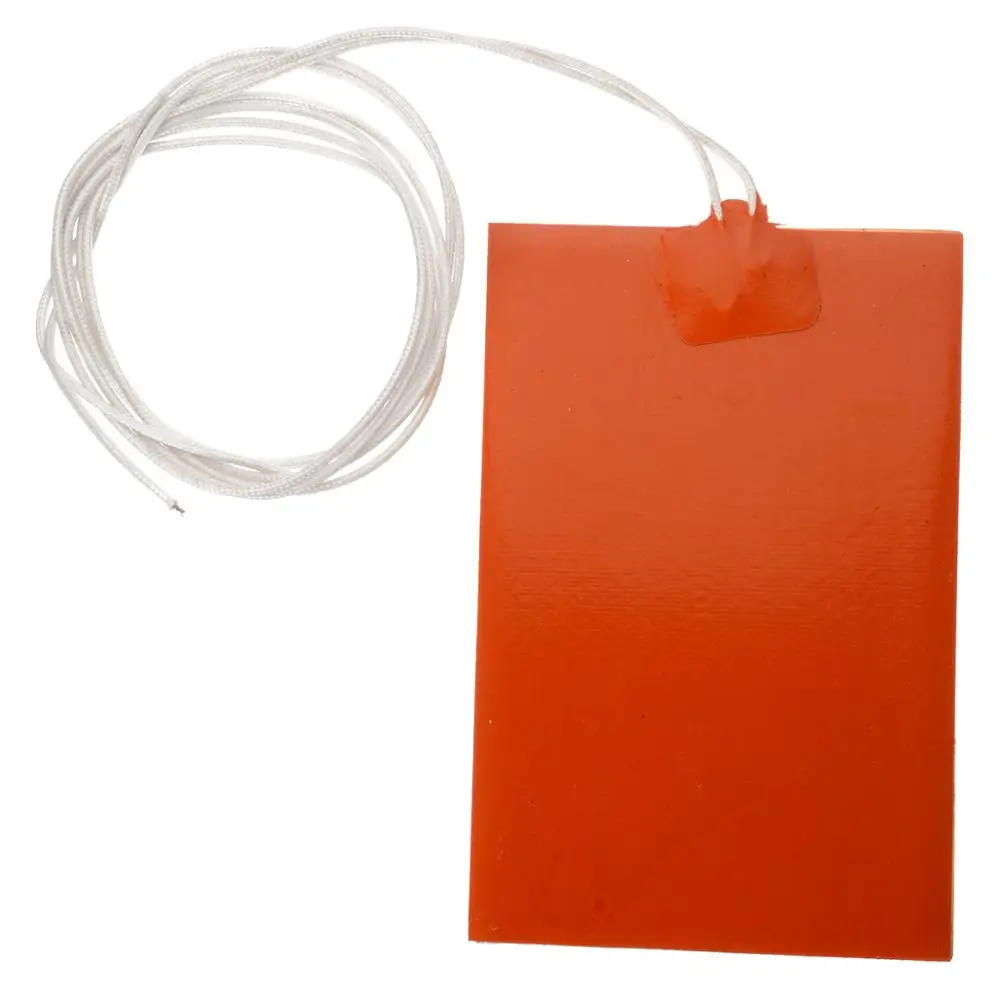 

Orange Heating Pad Alloy Hot Wire Silicone Rubber Heater Mat Tool 220-240V 300W