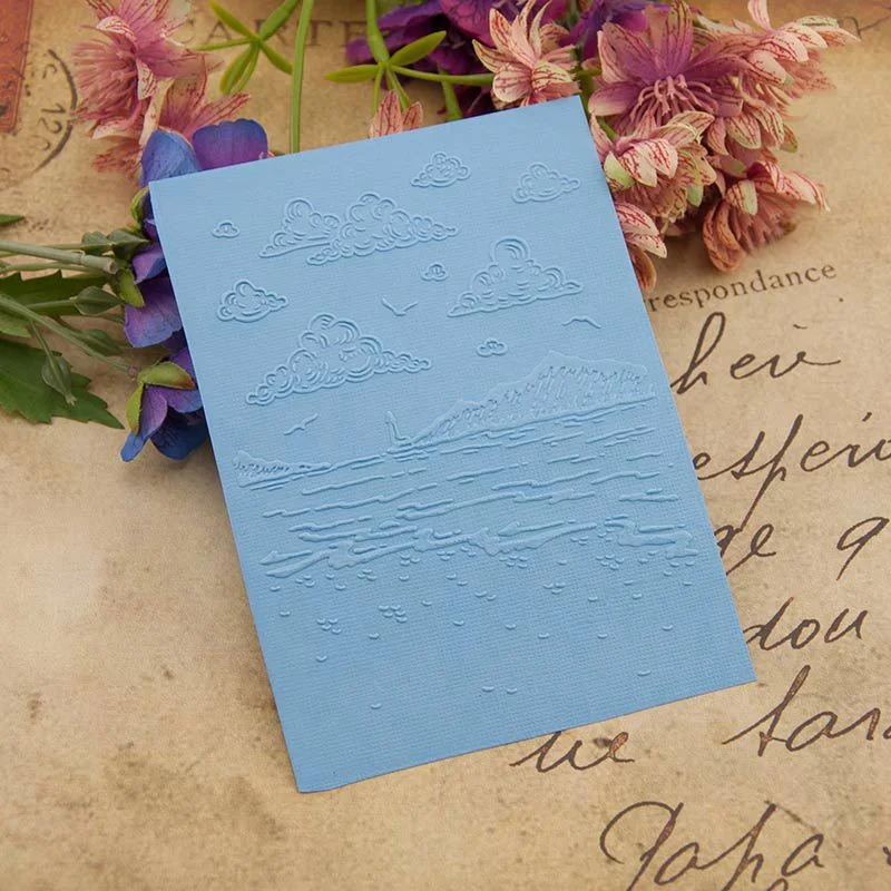 Mountain embossing folders 3