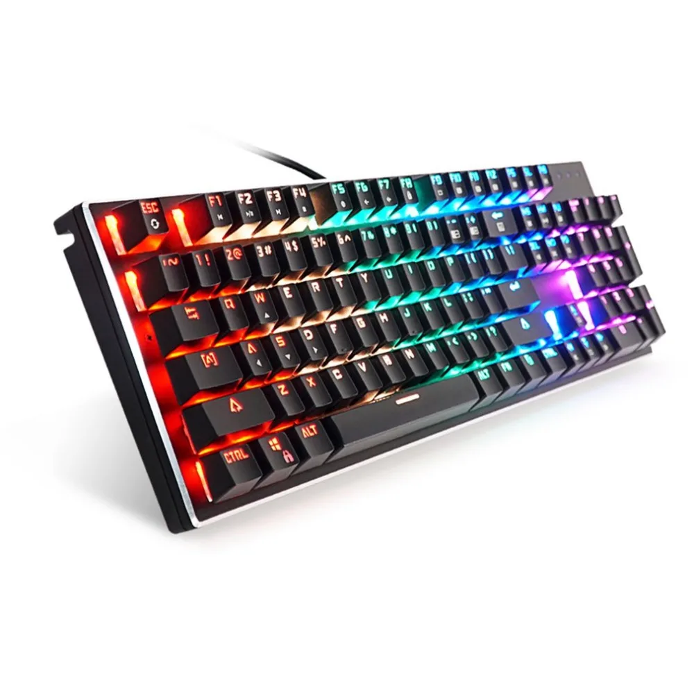 

Mechanical Keyboard USB Wired Gaming Keyboard Switch with Backlight Mode for Desktop Laptop Gamer