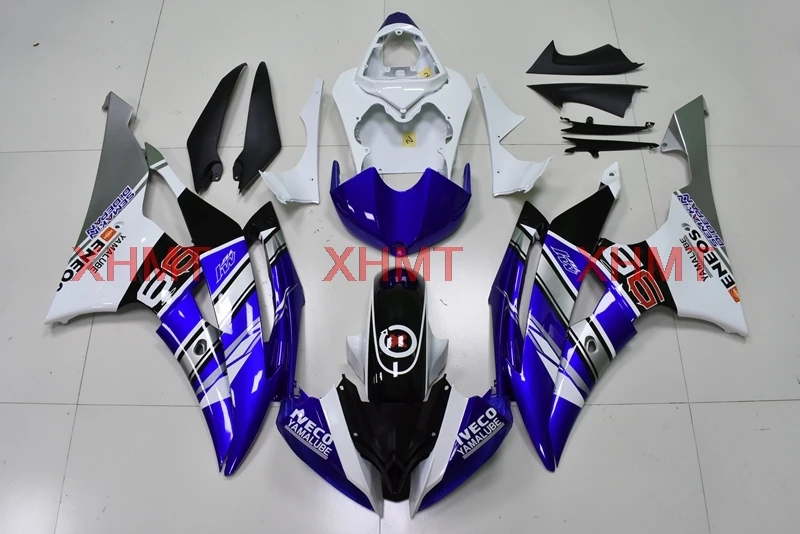 Для YAMAHA YZFR6 2008 - 2015 кузов 2012 полный комплект кузова YZF R6 2014 Синий Белый обтекатель |