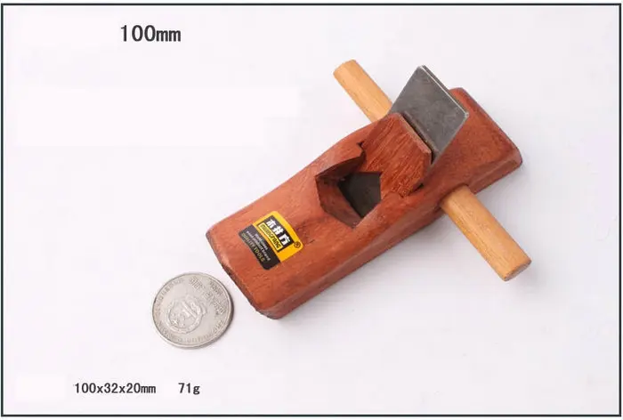 100 мм/4 inch мини Размеры Роза лиственных пород и лезвием с вставкой из латуни Деревообработка самолет плоскость плотника инструмент деревянный самолет гладкой