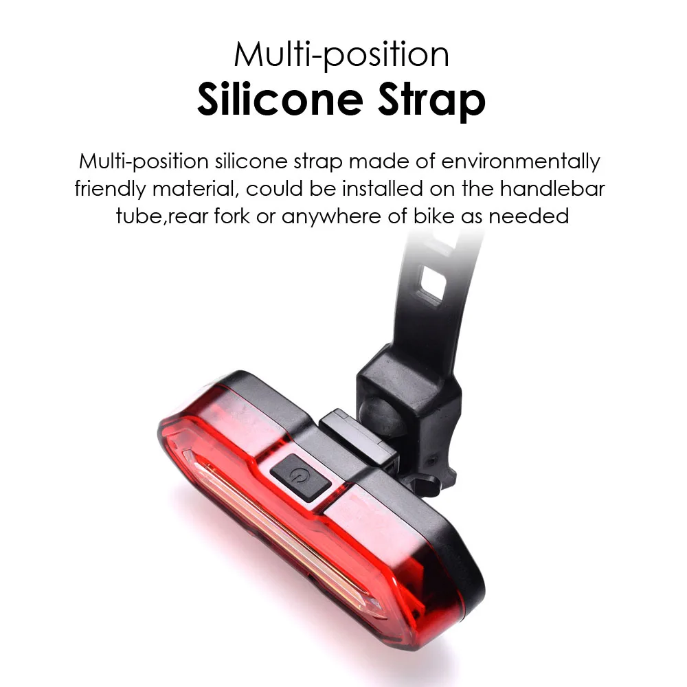 Top Rear Bike Light Bicycle Lights Seatpost Luces Bicicleta Luz Farol Lanterna Led Flashlight Bisiklet Lamba USB MTB Cycling 4