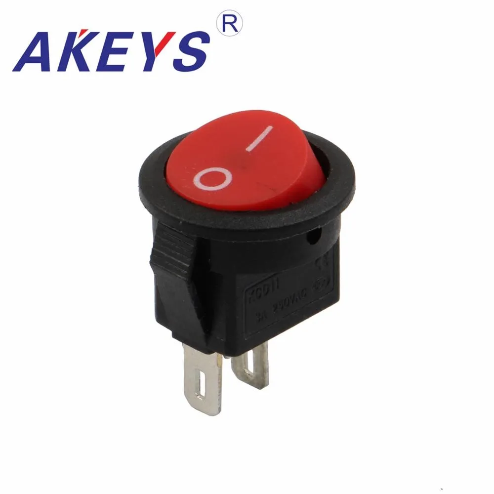 

10PCS KCD1-204-2P 2pins 2nd gear rocker switch for Bread machine