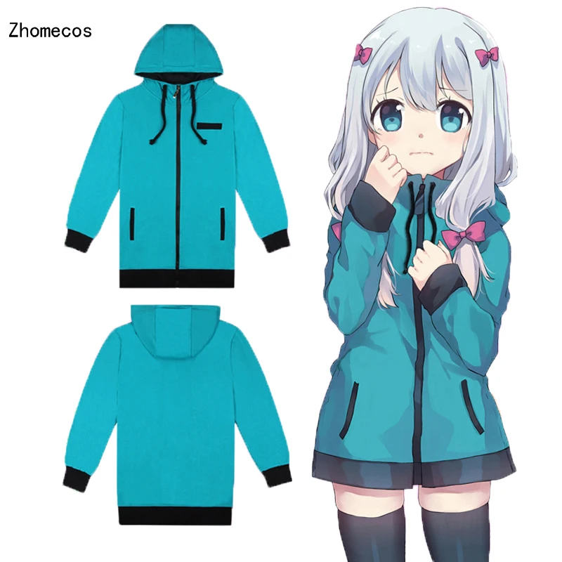 Хлопковый костюм сагири из аниме Eromanga Sensei Идзуми толстовка с капюшоном или