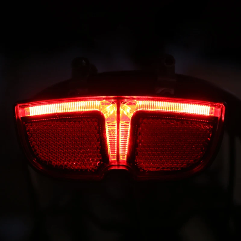 Sale E Bike LED Lamp 6V Headlight Taillight For Bafang Mid Drive Motor Rear Light 0