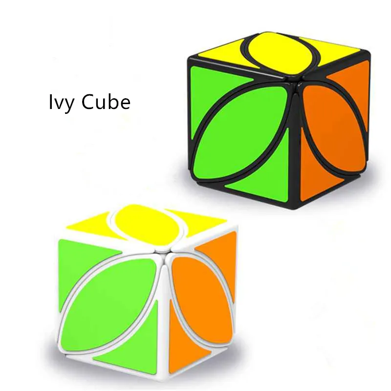 QiYi Mofangge Головоломка Ivy Cube листьев Скорость Куб странной формы извилистые Magic Cube Fanxin Zcube дьявол глаз версия собака Stickerless