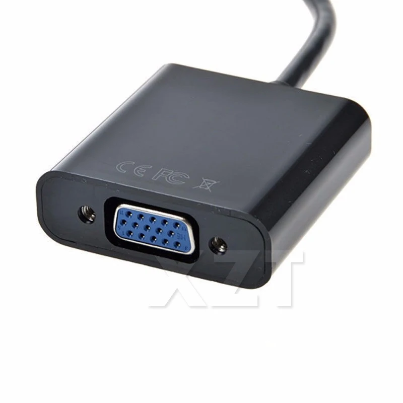 Адаптер преобразователь со штекера на штекер VGA RGB мама HDMI кабель 1080P HD TV монитор