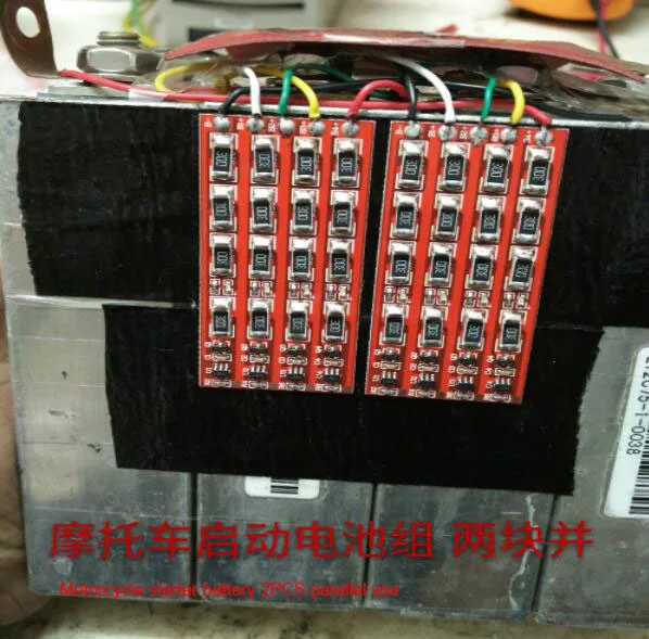 1s 2 3s 4s сотовый 3 V LiFePo4 литиевый аккумулятор BMS защита зарядных устройств доска W