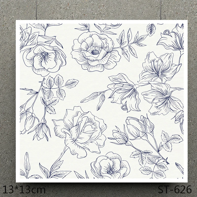 

AZSG FLOWER Beautiful Clear Stamps/Stamp/For Scrapooking/Card Making/Silicone Stamps/Decoration Crafts