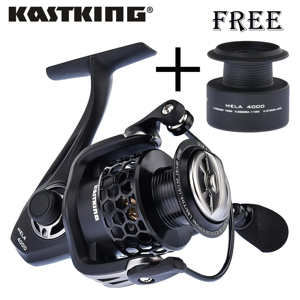 Image Europe Most Popular KastKing Mela series 11 BBs Lighter and Stronger Fishing Reel daiwa Spare Spool Pesca Spinning Wheel