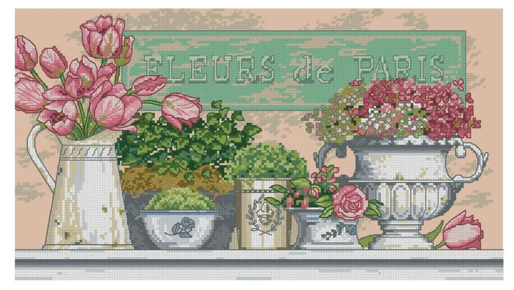 Вышивка По Цветам Купить