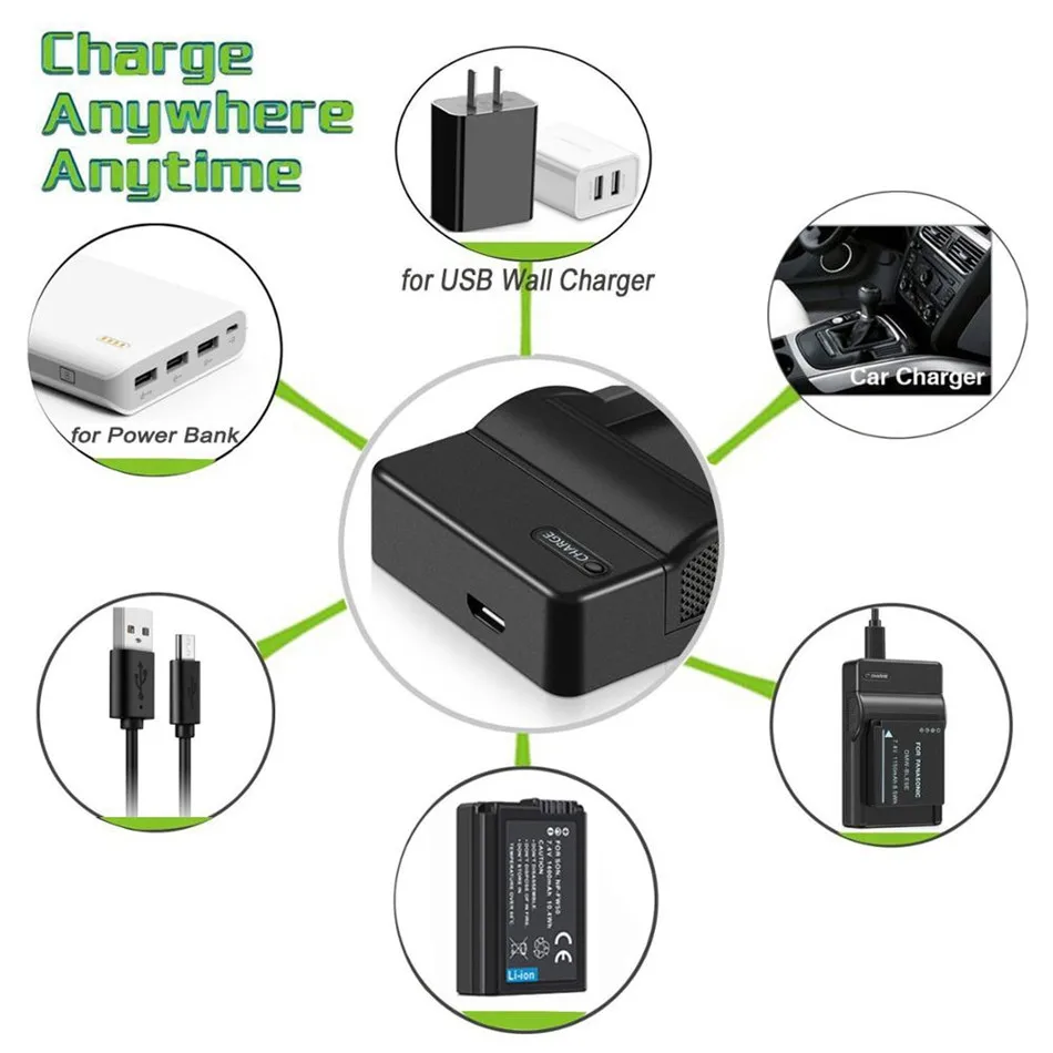 Зарядное устройство Waterlowrie с разъемом USB зарядное SLB1137D 1137D для Samsung Digimax NV100 камерой
