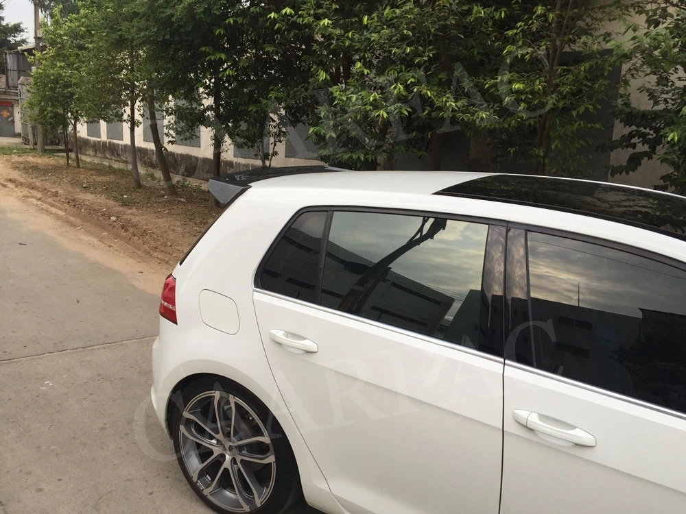 Задний спойлер для Volkswagen VW Golf 7 7,5 VII MK7.5 GTI R- NP Стиль лобовое стекло фартуки крылья багажник автомобиля Стикеры