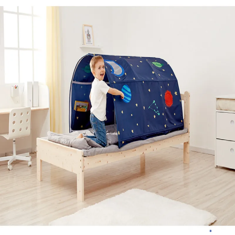 Tienda de campaña portátil para niños para jugar a la casa para niños plegable pequeña tienda de Decoración de casa, túnel de arrastre, pelota, piscina, tienda de campaña - 3