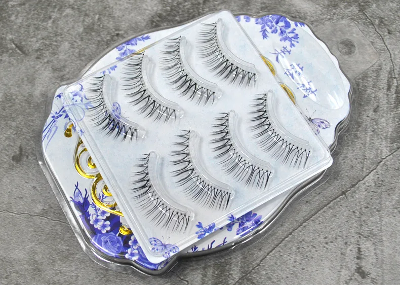 

mink False Eyelashes 3D Faux Mink Lash Reusable Fluffy Eyelash Invisible Band Dramatic lashes Pink Glitter Package 44