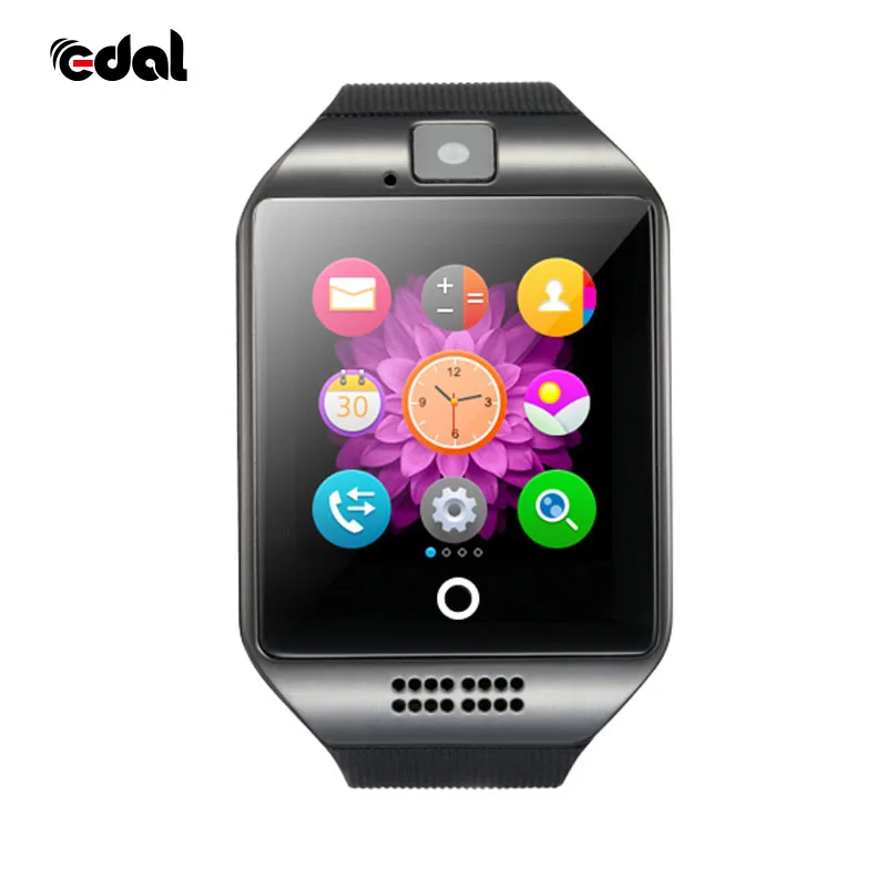 EDAL Bluetooth font b Smart b font font b Watch b font Q18 With Camera Facebook
