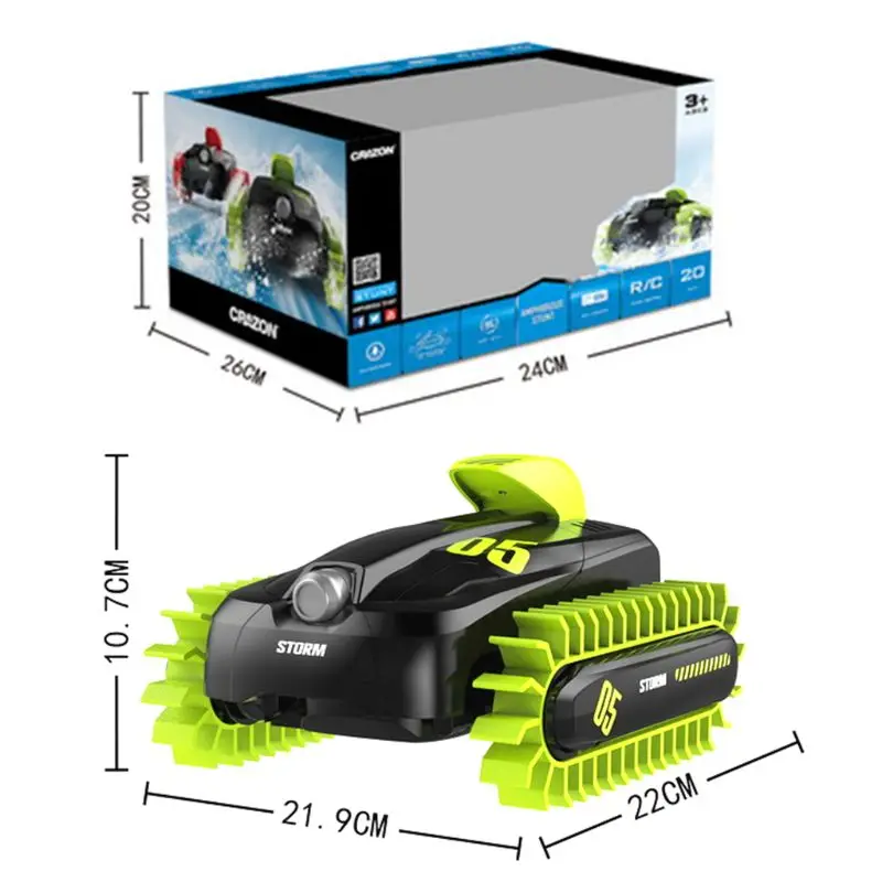 

18SL02 1:16 RC Car Stunt Boat Remote Control 4WD Truck Amphibious Radio Controlled Vehicles For Kids Toys Gifts 95AE